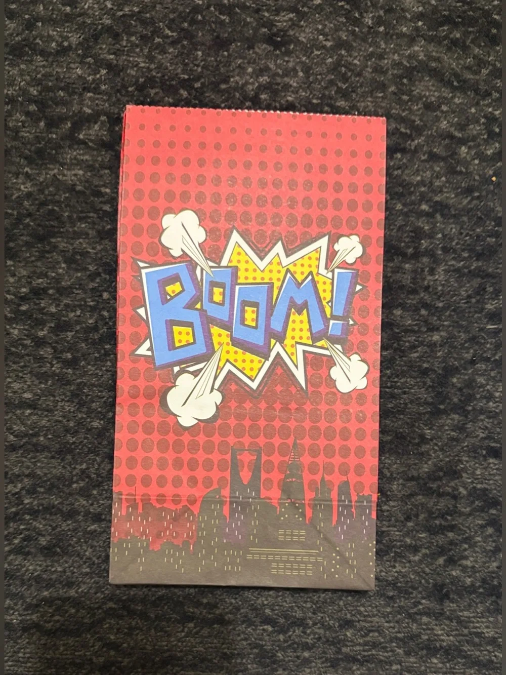 💜 12 PCS Hero Theme Goodie Treat Bags